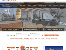 Tablet Screenshot of hotelroyalolbia.biz